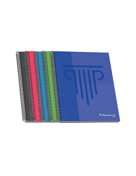 Caderno Espiral A5 Ambar WB Pautado 90gr 100Fls Cor Sortido