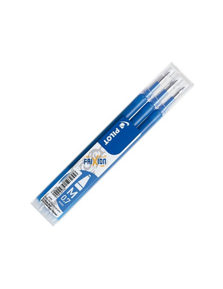 Recarga Gel Pilot Frixion Ball Clicker 0,7mm Azul 3un