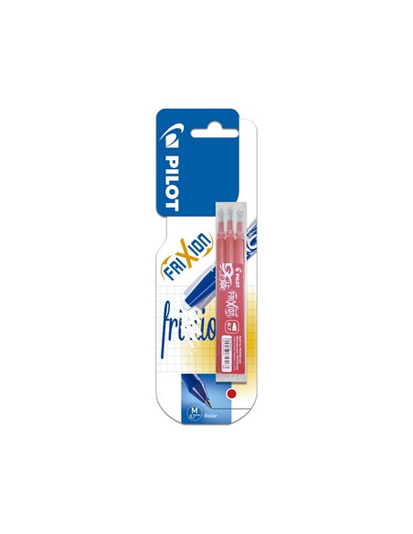 Recarga Gel Pilot Frixion Ball Clicker 0,7mm Vermelho 3un