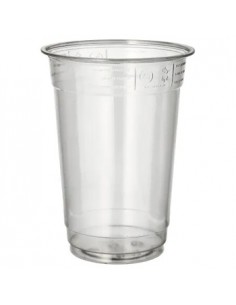 Copos PET 400ml 12,5cm Transparente 50un
