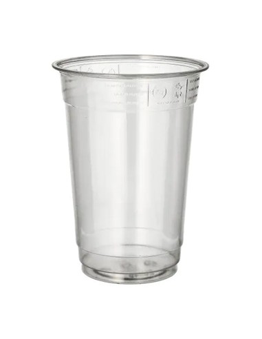 Copos PET 400ml 12,5cm Transparente 50un