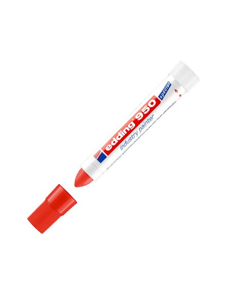 Marcador Permanente Edding 950 Vermelho 1un