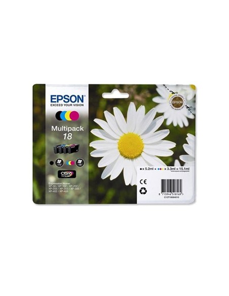 Tinteiro Expression Home XP102/XP205/XP305/XP405 Pack 4Cores