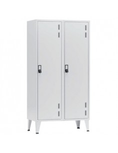 Cacifos Metálicos P/Indústria 2 Cacifos 900x500x1900mm Cinza
