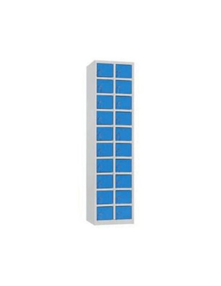 Cacifos Metálicos 20 Cacifos 408x420x1650mm Cinza