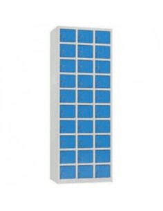 Cacifos Metálicos 30 Cacifos 600x420x1650mm Cinza