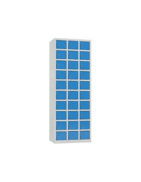 Cacifos Metálicos 30 Cacifos 600x420x1650mm Cinza