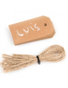 Etiquetas para Embrulhos Kraft 12un