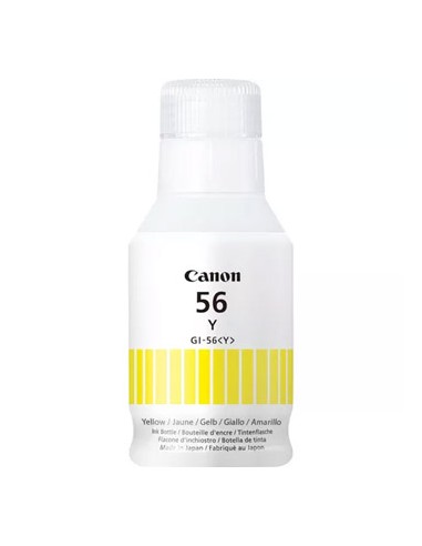 Tinteiro Canon GI-56Y Amarelo 4432C001 135ml 14000 Pág.