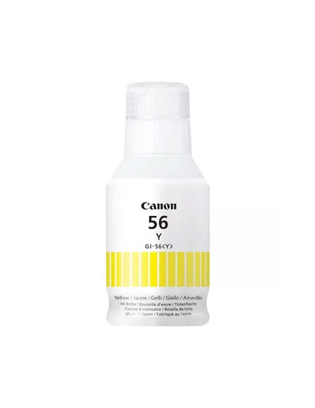 Tinteiro Canon GI-56Y Amarelo 4432C001 135ml 14000 Pág.