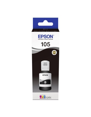 Tinteiro Epson 105 Preto C13T00Q140 140ml 8000 Pág.