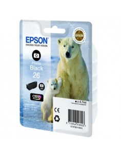 Tinteiro Epson XP600/XP700 Claria Premium nº26 Preto Photo