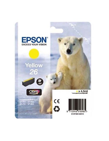 Tinteiro Epson XP600/XP700 Claria Premium nº26 Amarelo