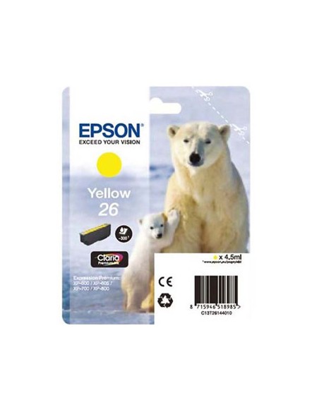 Tinteiro Epson XP600/XP700 Claria Premium nº26 Amarelo