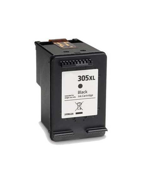 Tinteiro Compatível HP 305XL Preto 3YM62A 650 Pág.