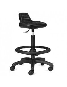 Banco Estirador com Rodas 500 Preto