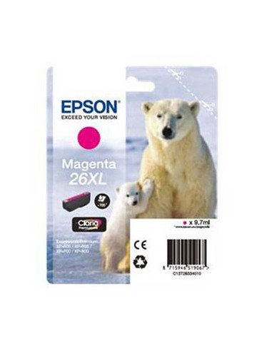 Tinteiro Epson XP600/XP700 Claria Premium nº26XL Magenta