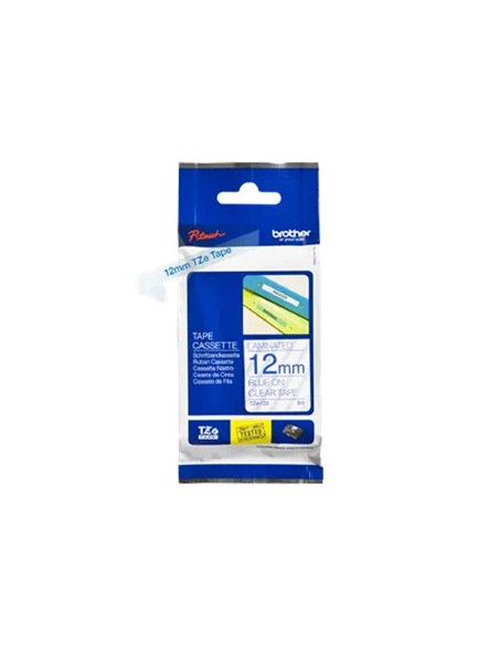 Fita Laminada 12mmx8mts Transparente/Azul