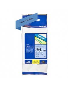 Fita Laminada 36mmx8mts Azul/Preto