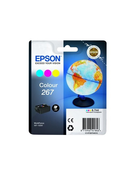 Tinteiro Epson WorkForce WF100 nº267 Cores
