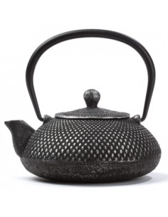 Bule Ferro Fundido com Filtro STEPPES 0.4L Prata Polida