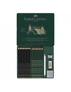 Pack Lápis Grafite Mate + Castell 9000 20 Peças