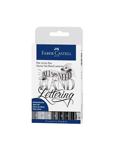 Marcador Artístico Pitt Faber-Castell Iniciação Caligrafia 7