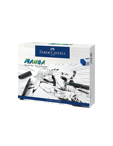 Pack Iniciação Marcador Artístico Pitt Faber-Castell Manga