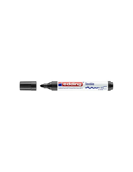 Marcador Tecidos Edding 4500 Preto 1un