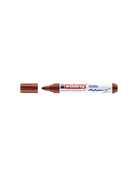 Marcador Tecidos Edding 4500 Castanho 1un