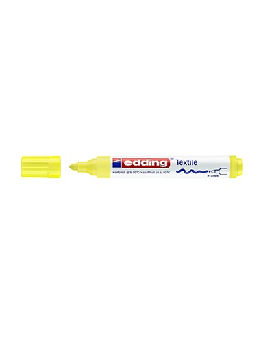 Marcador Tecidos Edding 4500 Amarelo Neon 1un