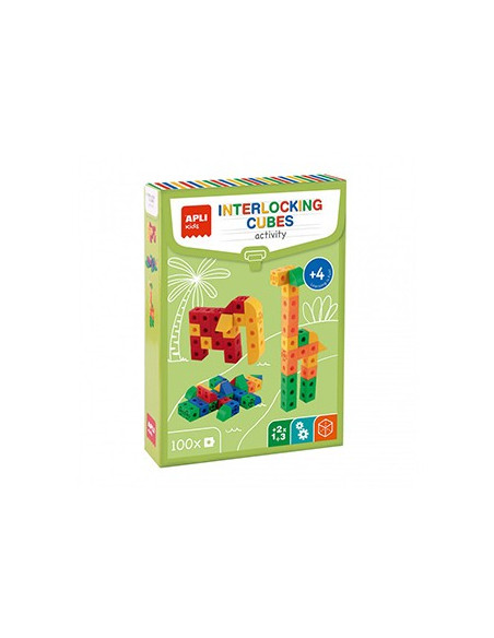 Jogo Educativo Apli Cubos de Conexão 100 Peças