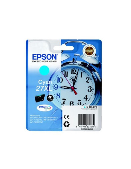 Tinteiro WF3620/WF3640/WF7110/WF7610 nº27XL Azul Alta Capac