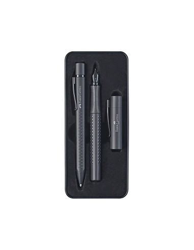 Pack Caneta Permanente + Esferográfica Faber Castell Preto