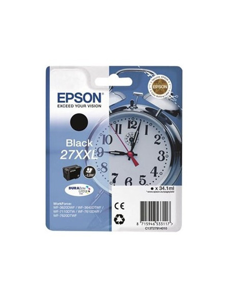 Tinteiro WF3620/WF3640/WF7110/WF7610 nº27XXL Preto Cap. Extr