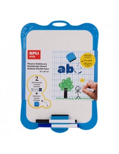 Quadro Branco Dupla-Face Apli 180x280mm 1un