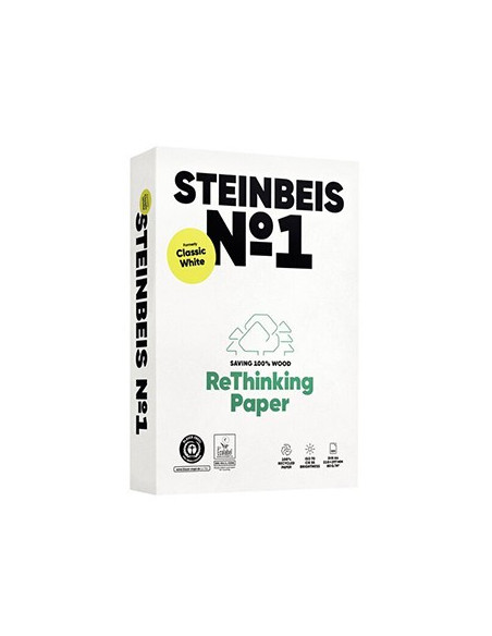 Papel 080gr Fotocopia A4 Reciclado Steinbeis 1x500 Folhas