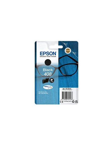 Tinteiro Epson 408 Preto C13T09J14010 18.9ml 1100 Pág.