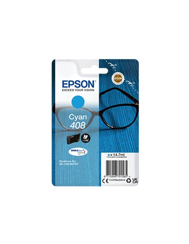 Tinteiro Epson 408 Azul C13T09J24010 14.7ml 1100 Pág.