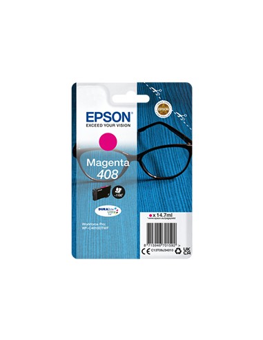 Tinteiro Epson 408 Magenta C13T09J34010 14.7ml 1100 Pág.