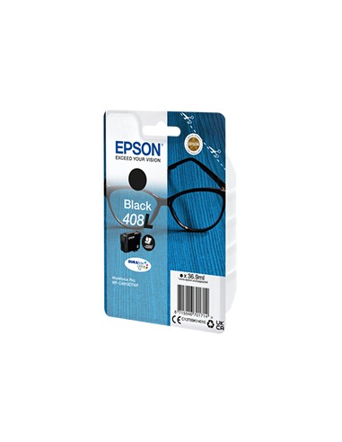 Tinteiro Epson 408L Preto C13T09K14010 36.9ml 2200 Pág.