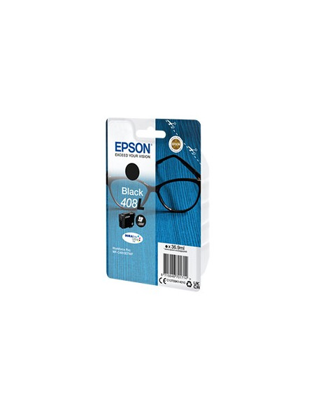 Tinteiro Epson 408L Preto C13T09K14010 36.9ml 2200 Pág.