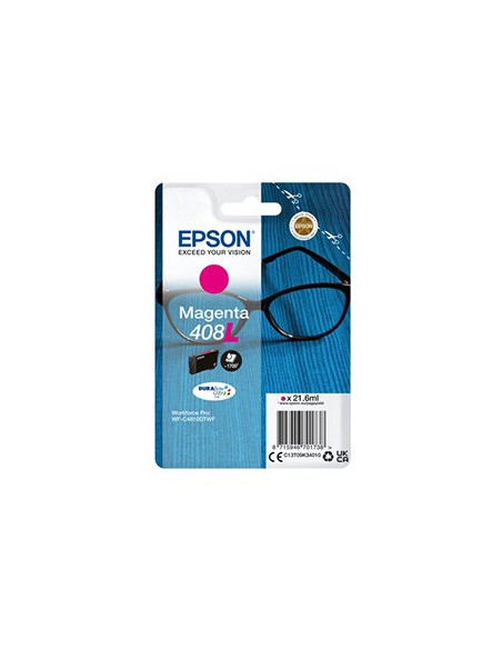 Tinteiro Epson 408L Magenta C13T09K34010 21.6ml 1700 Pág.
