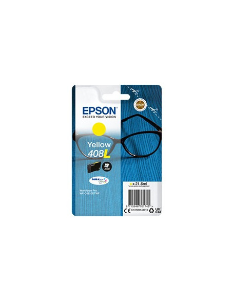 Tinteiro Epson 408L Amarelo C13T09K44010 21.6ml 1700 Pág.
