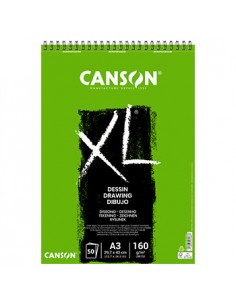Bloco Espiralado Canson XL Dessin A3 160gr 50 Folhas