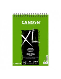 Bloco Espiralado Canson XL Dessin A4 160gr 50 Folhas