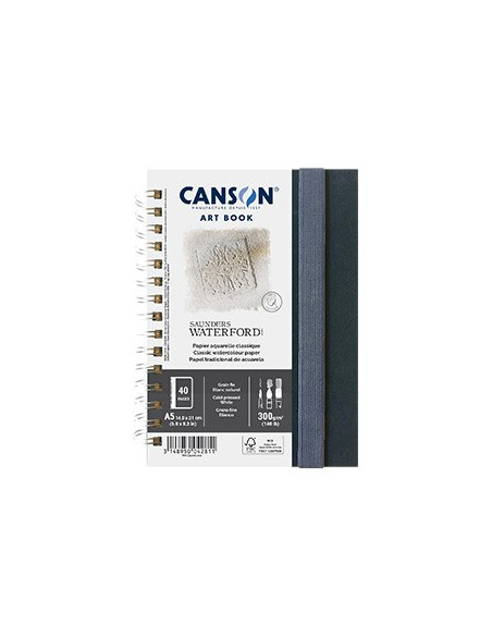 Caderno Canson Artbook Saunders Waterford A5 300gr 40 Folhas