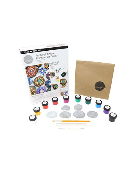 Conjunto Simply Set Creativo Rock Painting Art