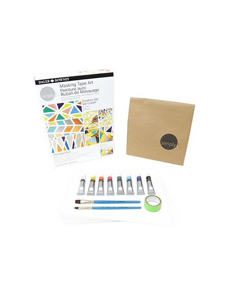 Conjunto Simply Set Creativo Masking Tape Art
