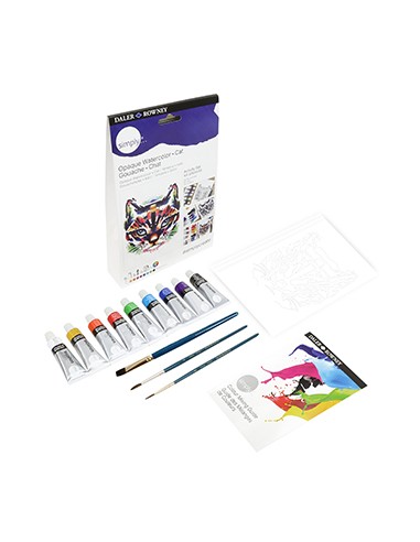 Conjunto Simply Activity Set Gouache Gato